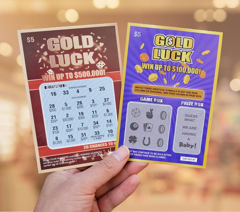 WINGKIND 12 Pack Pregnancy Reveal Scratch Off Cards - Fake Lottery Tickets - Creative Pregnancy Announcement Ideas - Image 3